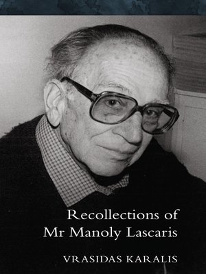 cover image of Recollections of Mr Manoly Lascaris
